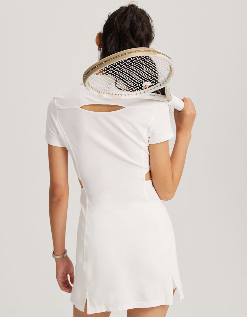 Cut-out Panel Tennis Dress