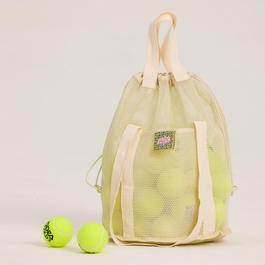 Lavender & Ivory Tennis Ball Bag