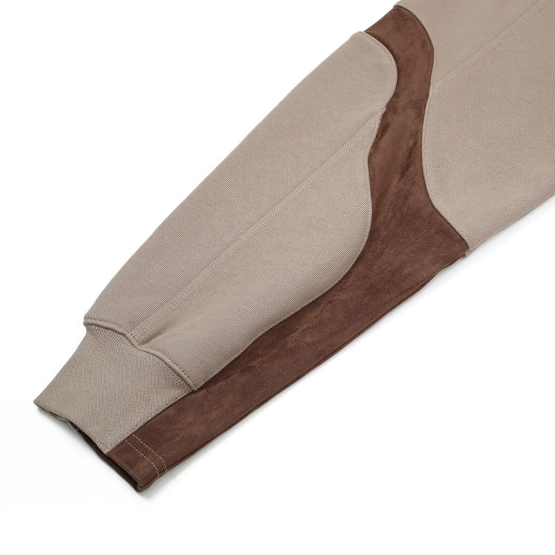 Suede Brown Sweatshirt