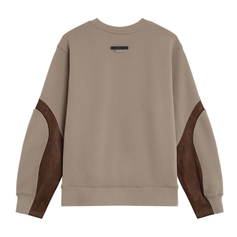 Suede Brown Sweatshirt