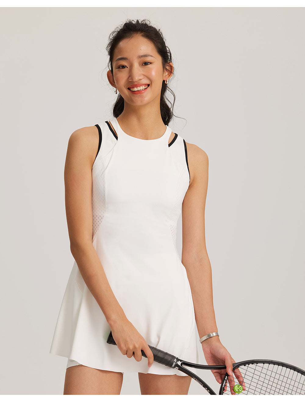 Cut-out Panel Tennis Dress